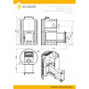 Печь ВЕЗУВИЙ Скиф с закрытой каменкой Ковка (210) М
